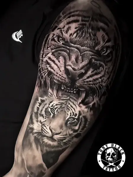 Tatuajes tigres Barcelona Bonanova